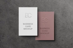 85x55 Business Card Mockup