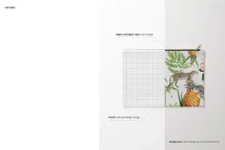 27.5x19cm Flat Canvas Pouch Mockup