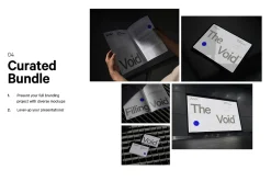 12x Dark Branding Mockup Bundle