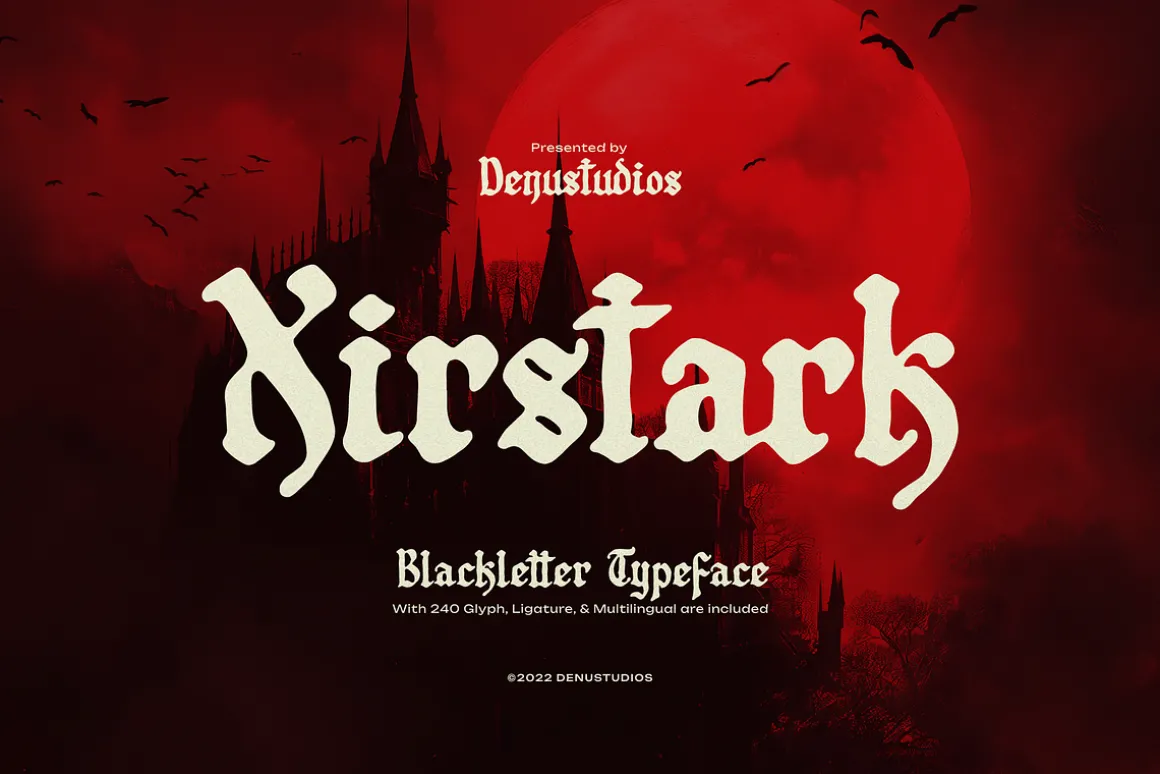 Xirstark | Blackletter Typeface