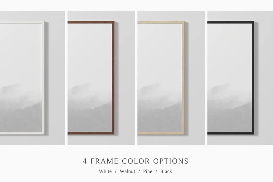 4x5 Portrait Frame Mockup Bundle