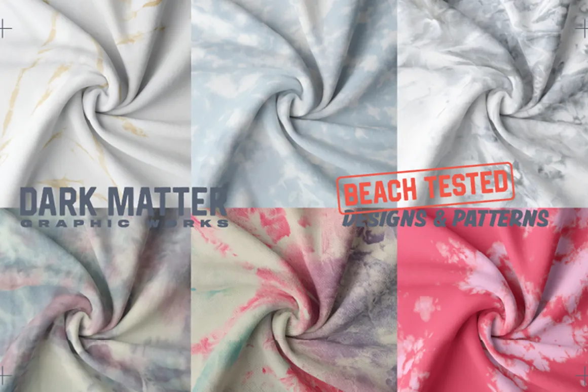 6x Seamless Tiedye Pack 16