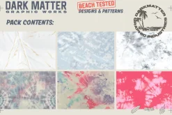 6x Seamless Tiedye Pack 16