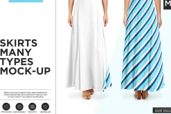 10x Women Skirts Mock-ups Set