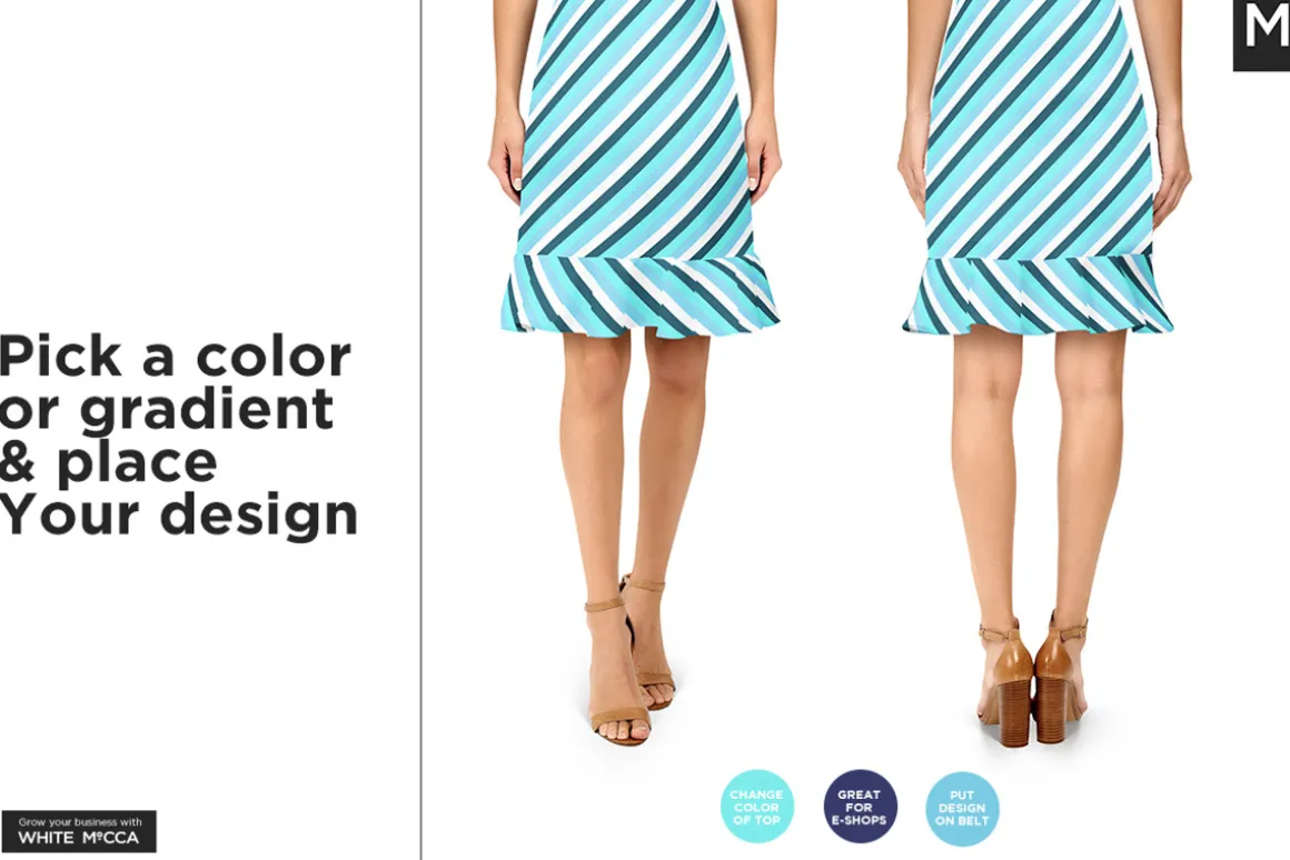 10x Women Skirts Mock-ups Set
