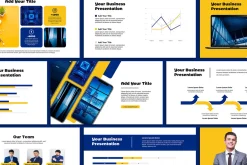 Yellow Blue Powerpoint Template