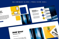 Yellow Blue Powerpoint Template
