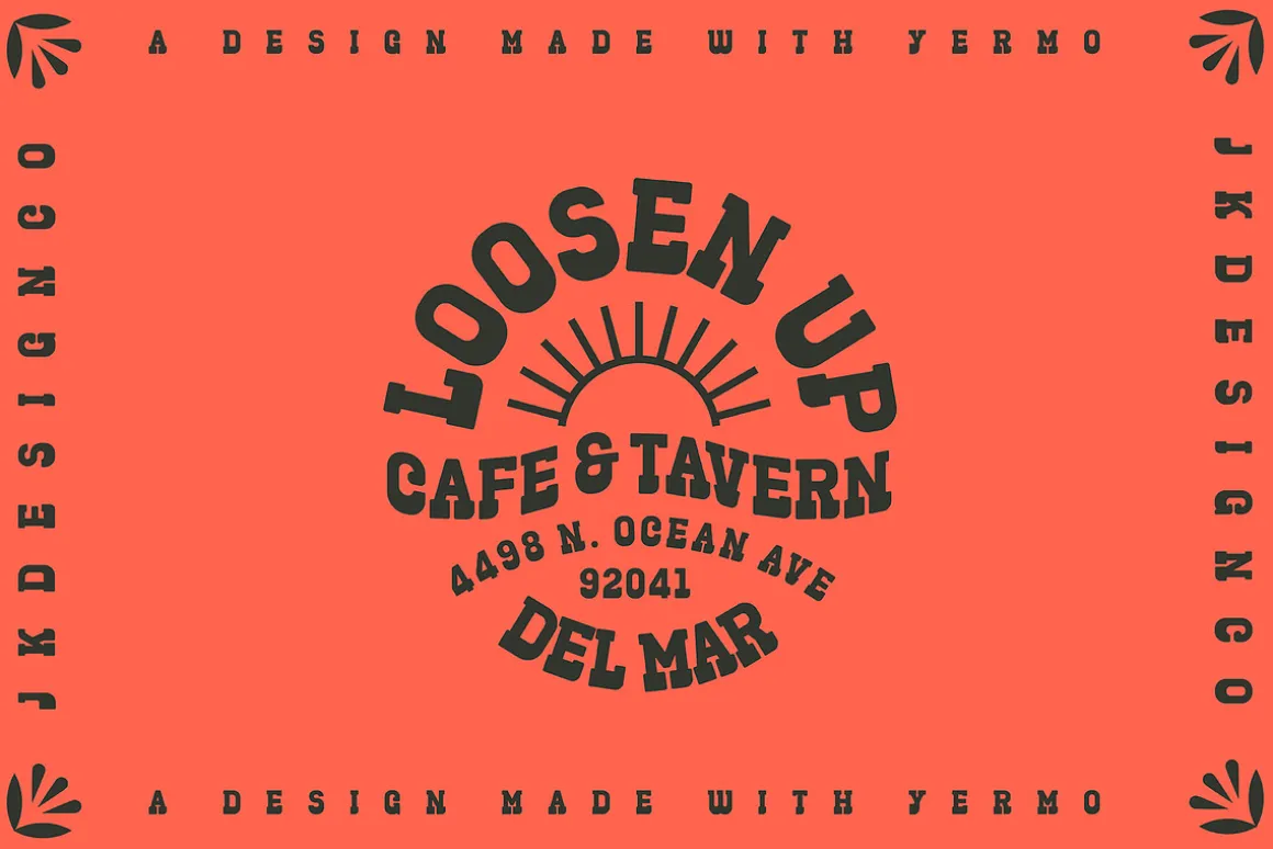Yermo - A Laid Back Geo-Slab Font