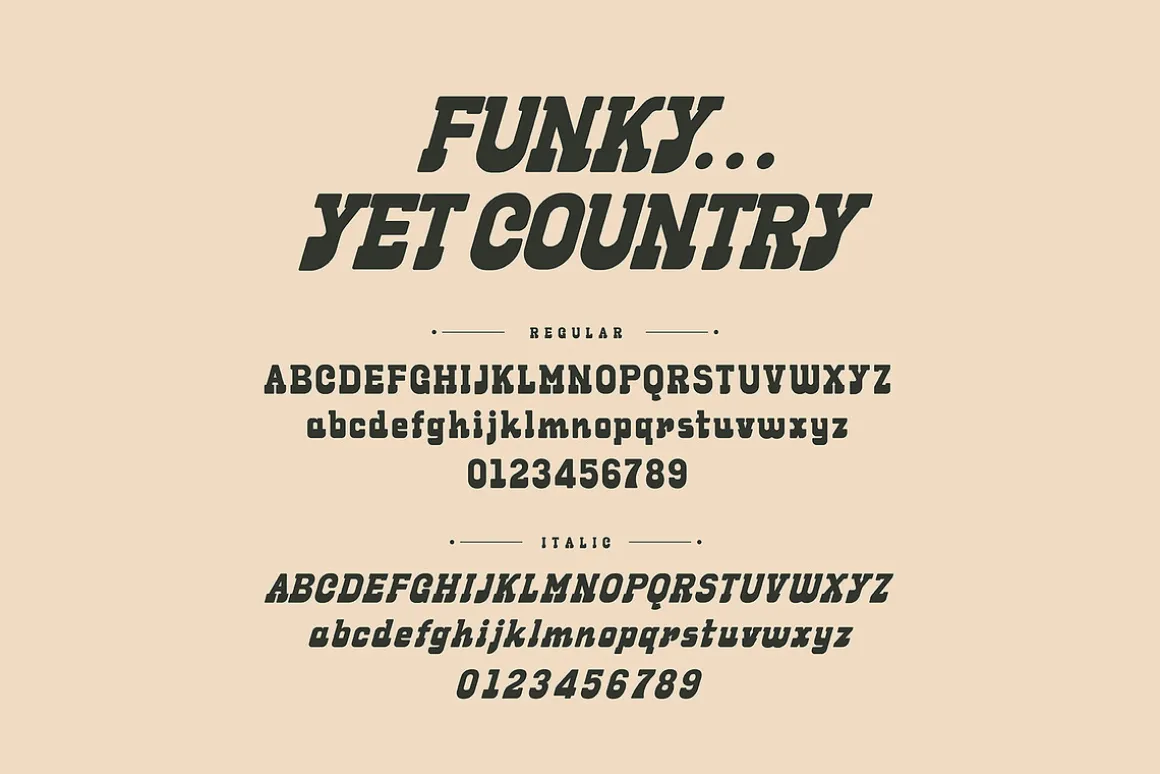 Yermo - A Laid Back Geo-Slab Font