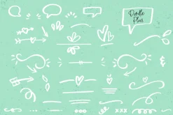 Yesmina | Font & Logos + Doodle