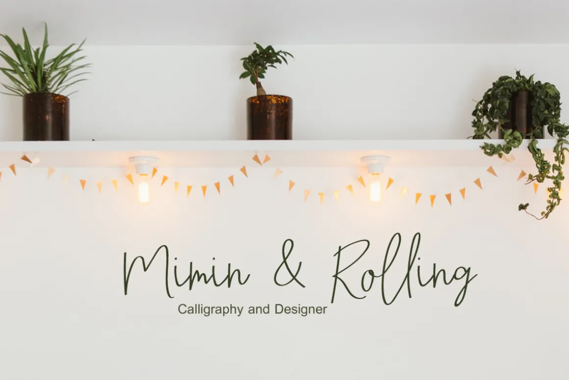 Yesmina | Font & Logos + Doodle