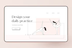 Yoga Icons: Pose Icon Illustrations
