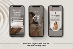 100 Yoga Instagram Reels Templates