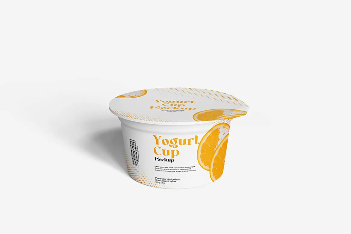 Yogurt Cup Mockup