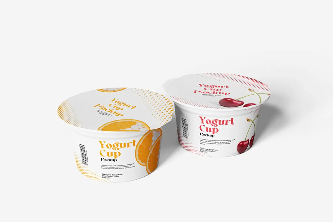 Yogurt Cup Mockup