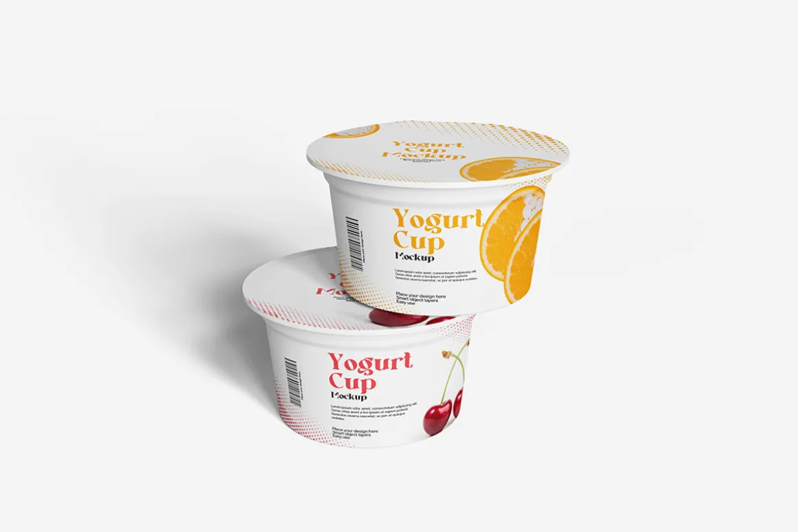 Yogurt Cup Mockup