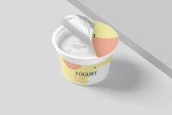 Yogurt Cup Mockups