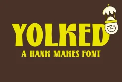 Yolked, a Hank Makes Font