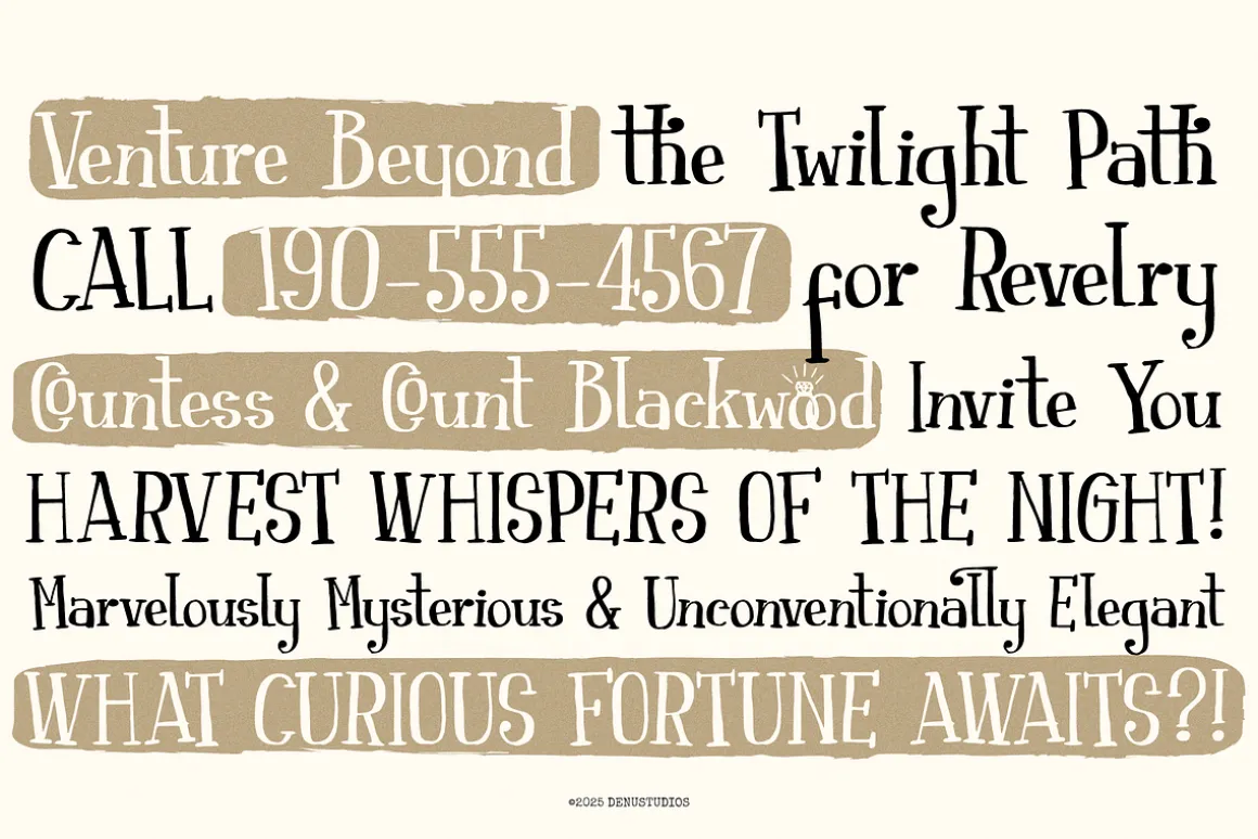 Yoon Path | Quirky Handwritten