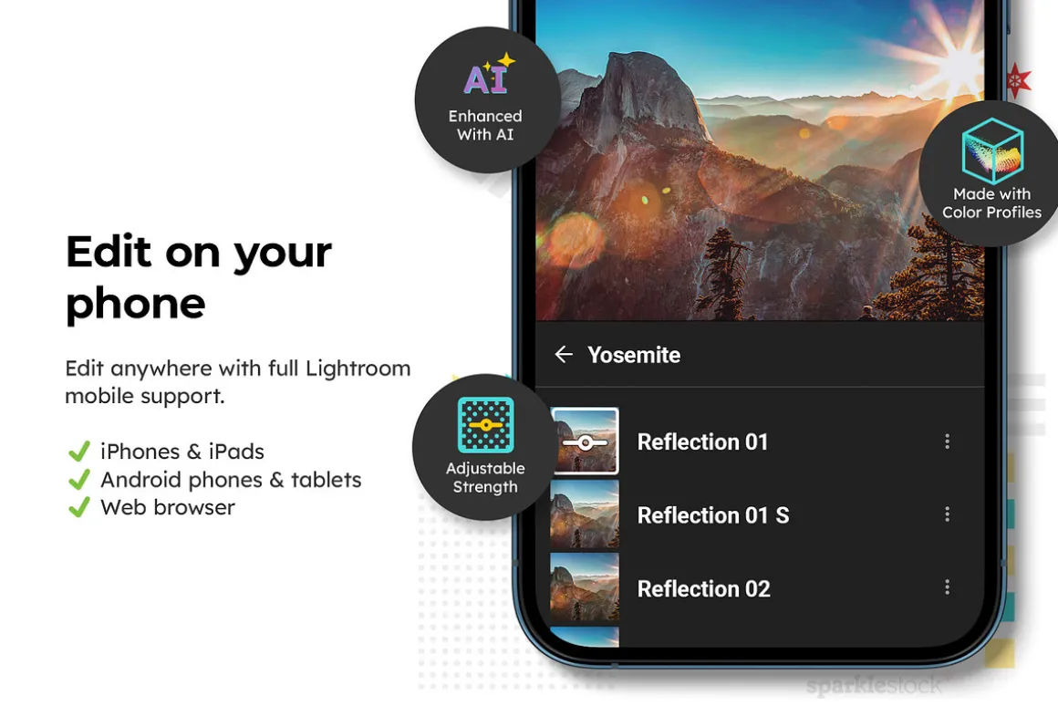 25 Yosemite Lightroom Presets LUTs