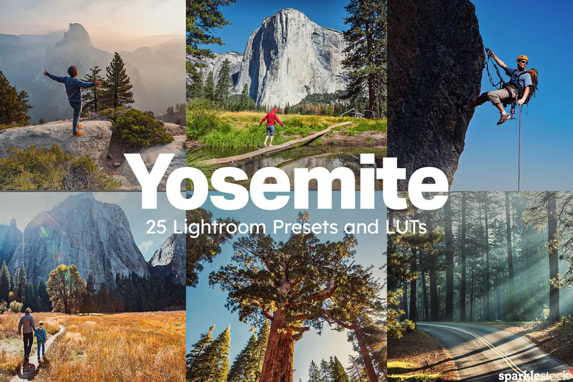 25 Yosemite Lightroom Presets LUTs