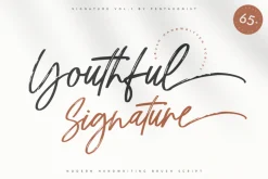 Youthful | Signature Script Font