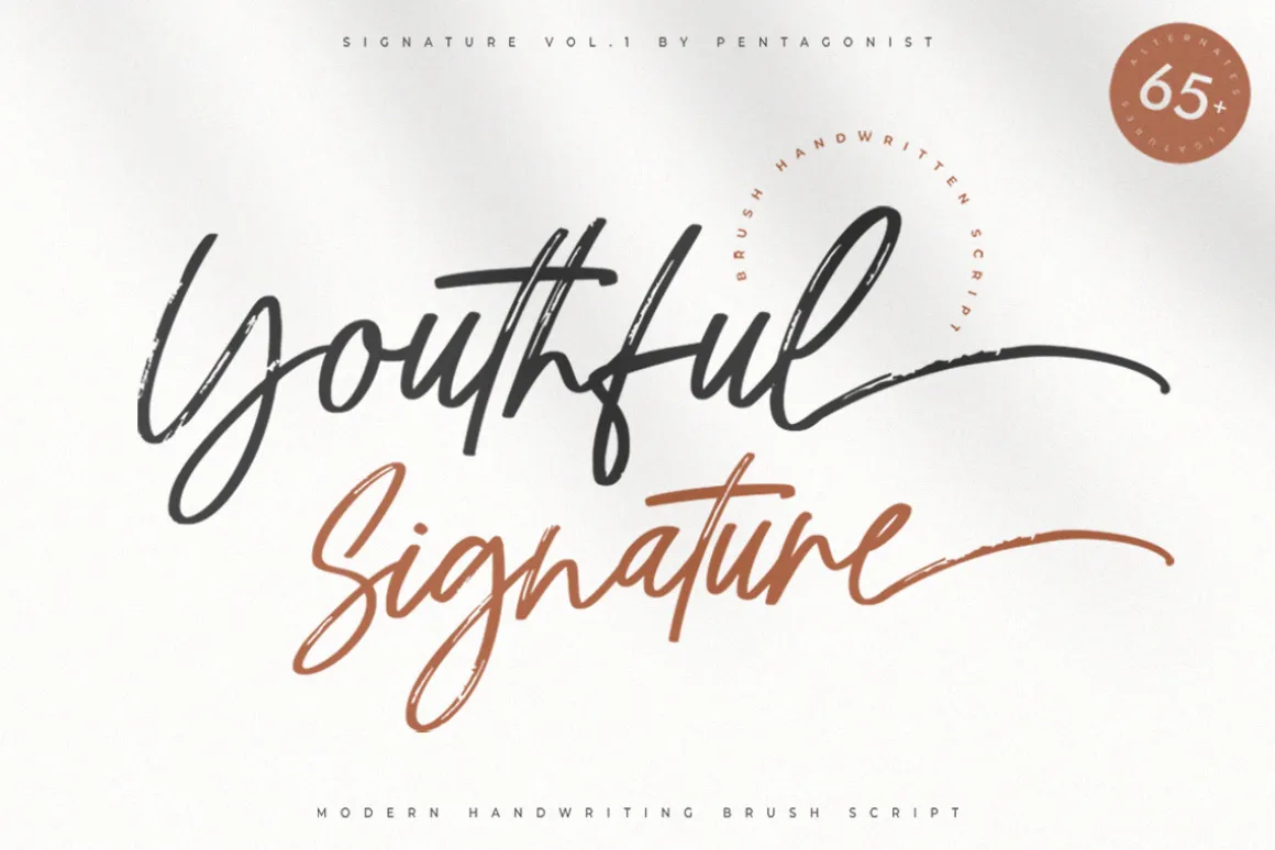 Youthful | Signature Script Font
