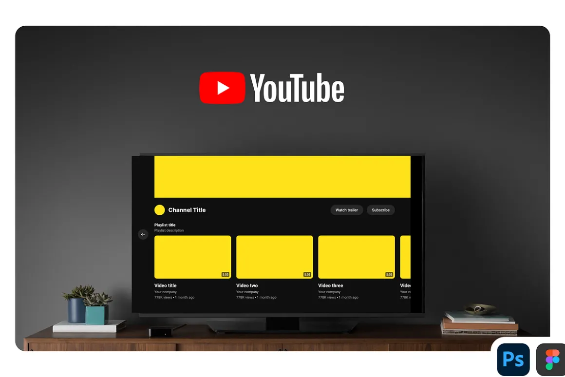 YouTube Branding Kit | PSD | Figma