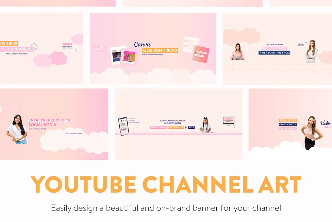 Youtube Branding Templates Pack