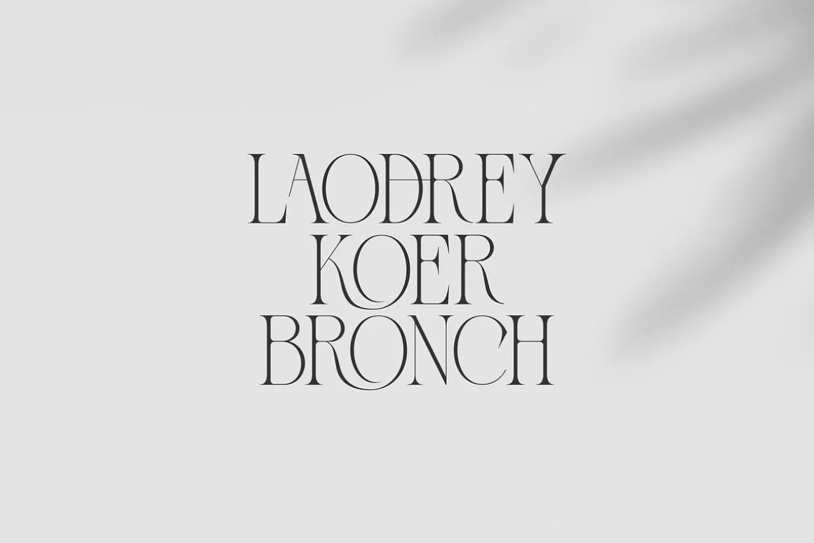 Zaslia - Elegant Ligature Serif