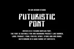 Zatecs - Futuristic & Tech Font