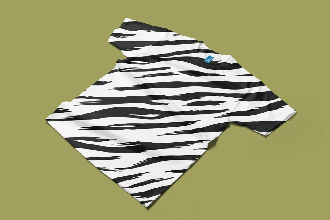 Zebra Skin Seamless Pattern