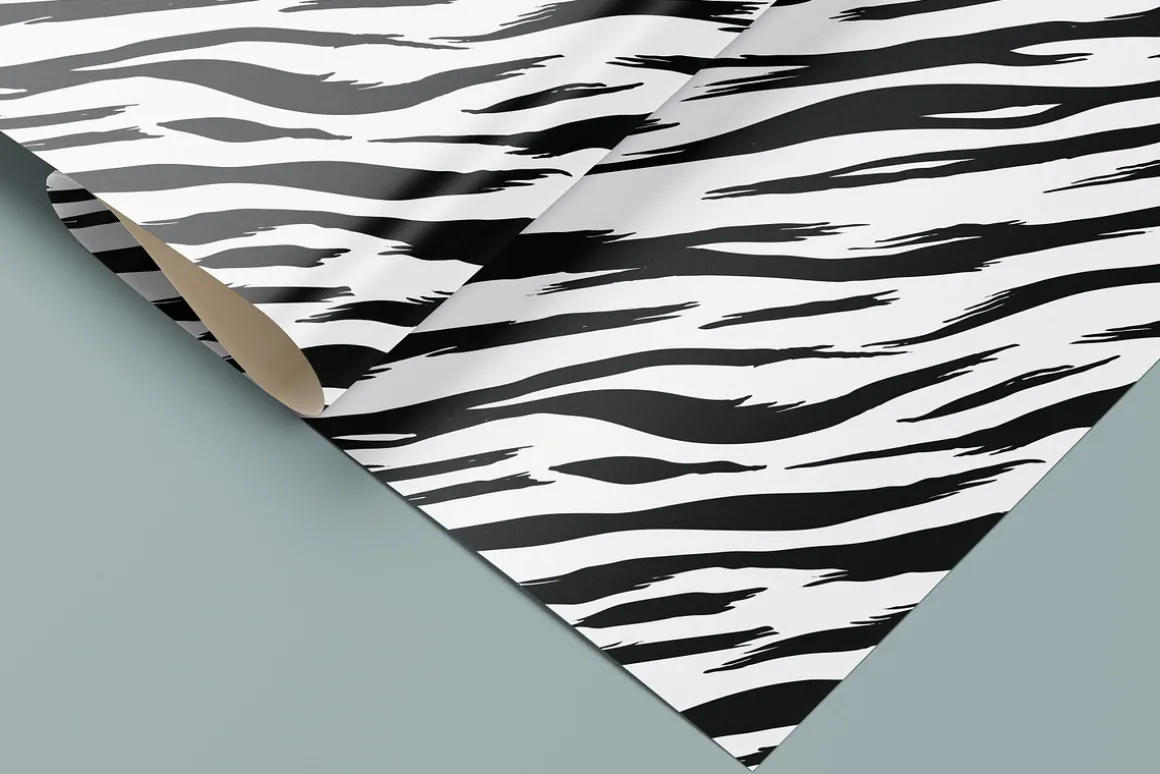 Zebra Skin Seamless Pattern