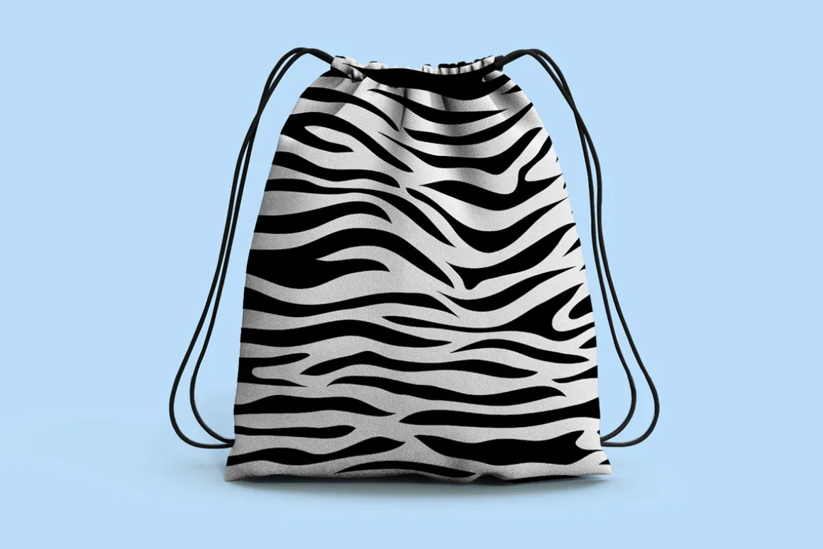 Zebra Skin Seamless Pattern