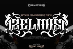 Zelmis - Tattoo Ardeco Font