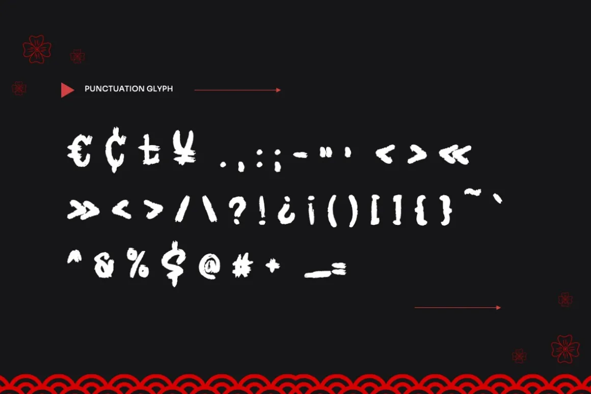 Zenatho - Textured Japanese Font