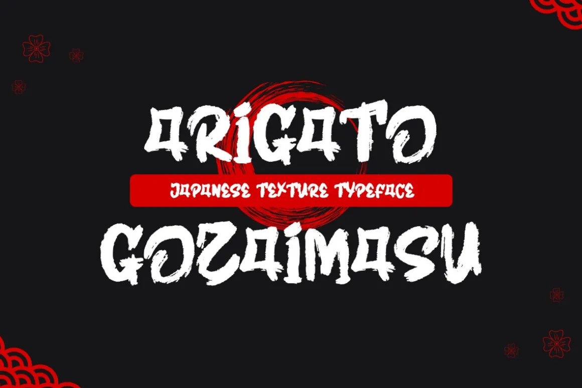 Zenatho - Textured Japanese Font