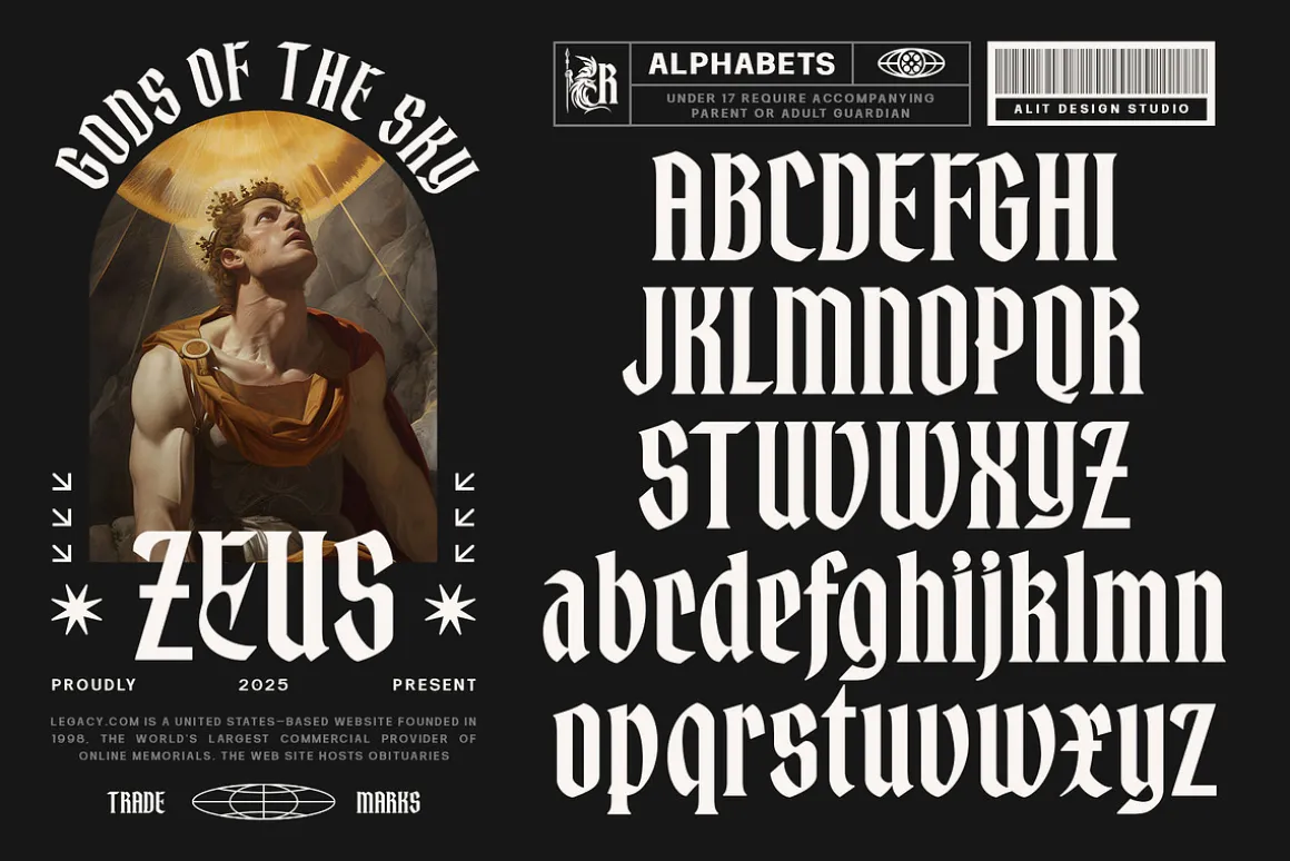 Zentras Typeface