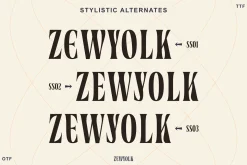 Zewyolk - Bold Condensed Display