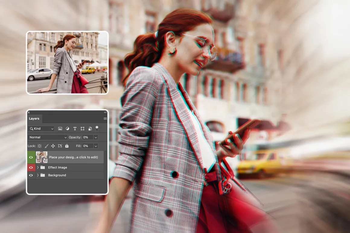 Zoom Blur Photo Effect